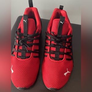 Men’s Puma Alxelion TwoTone Running Red Sneaker Athletic Shoes Size US 14